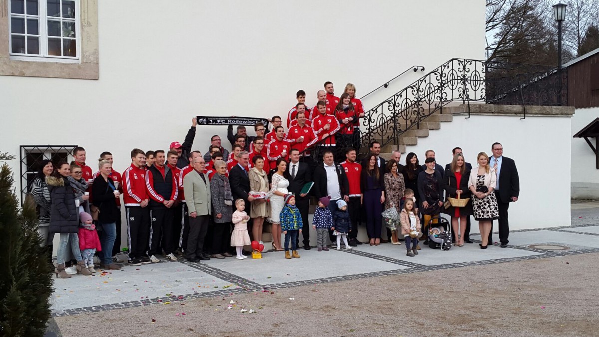 Glückwunsch dem Brautpaar