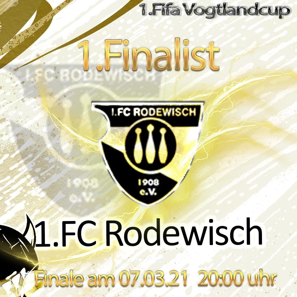 Der 1. Finalist heißt FCR