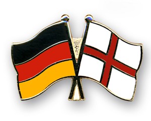 Deutschland - England im Vereinsheim