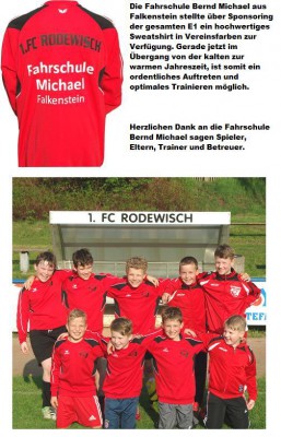 Sponsoring Fahrschule Bernd Michael